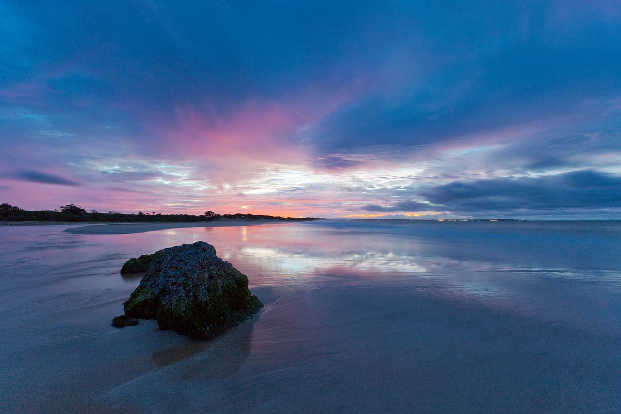 Image - before sunrise sandy reflection