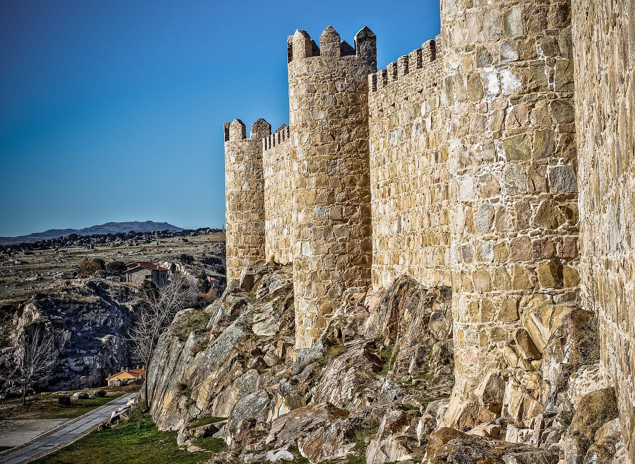 Image - monument stone wall sky city