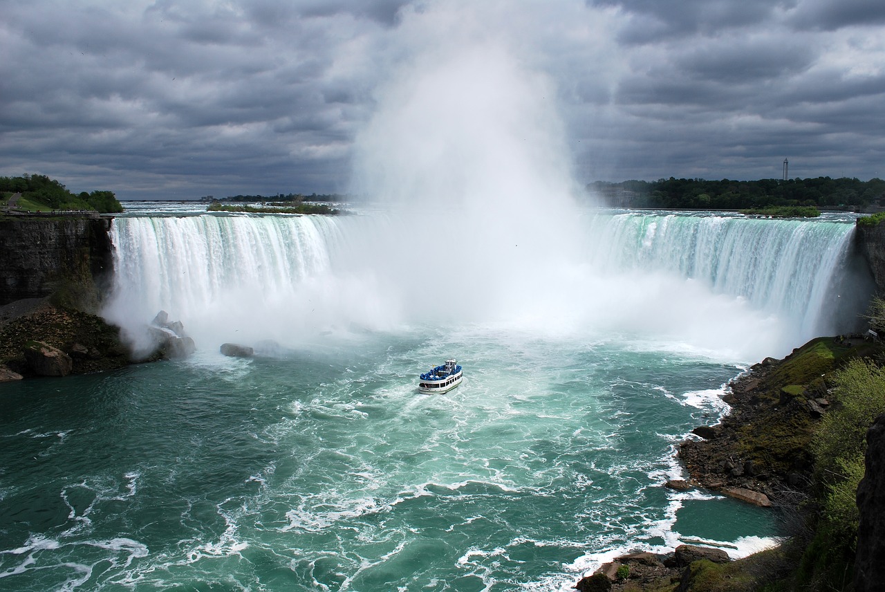 Image - niagara falls waterfall river scene