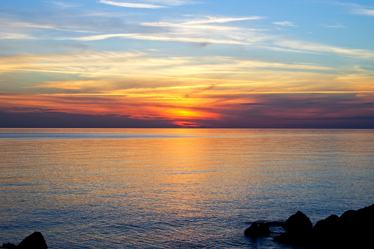 Image - sunset san nicola arcella calabria