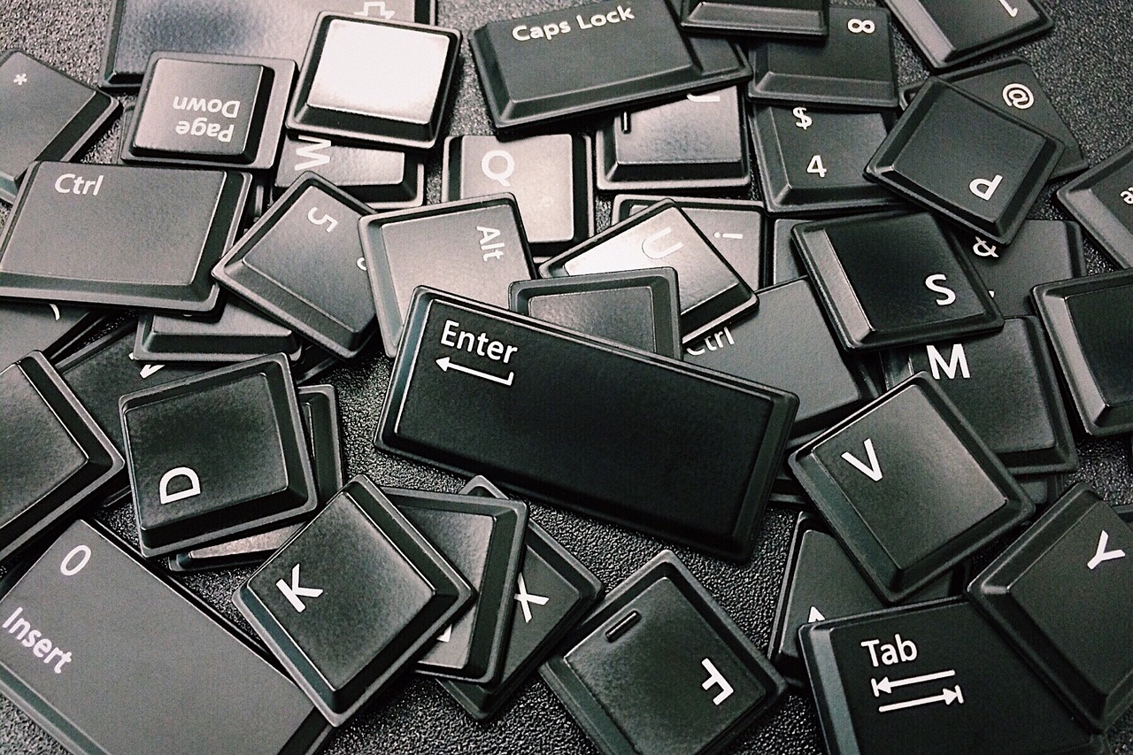 Image - letters keys keyboard technology