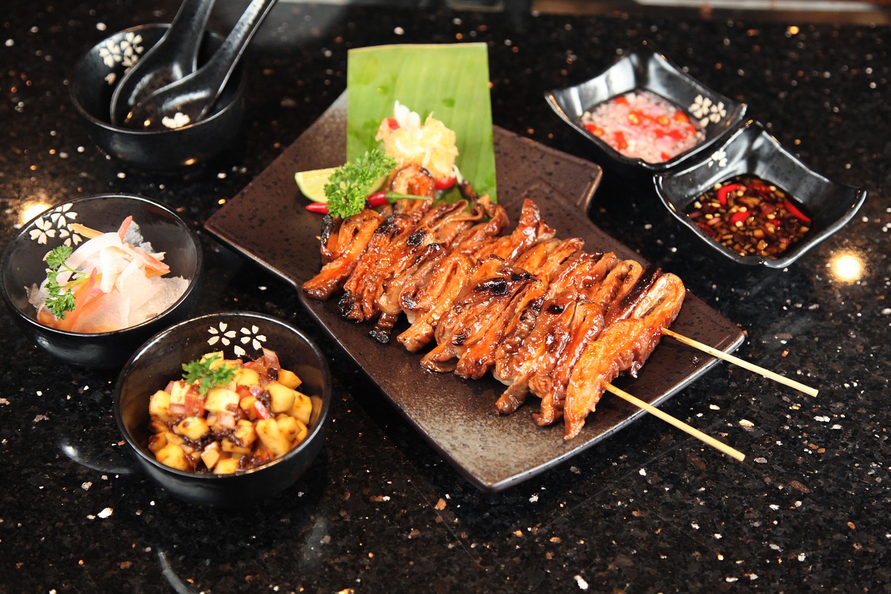 Image - chicken intestine grilled barbecue