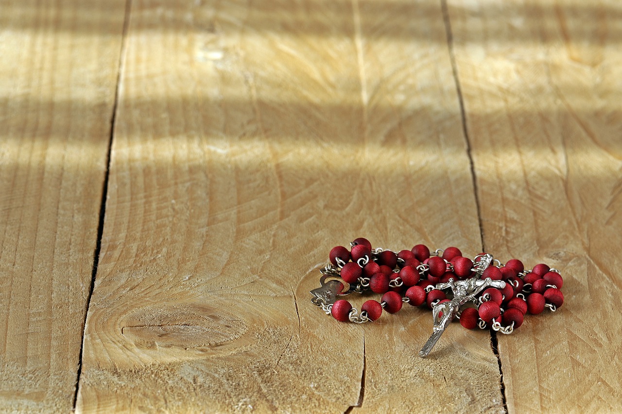 Image - the rosary cross prayer beads pray