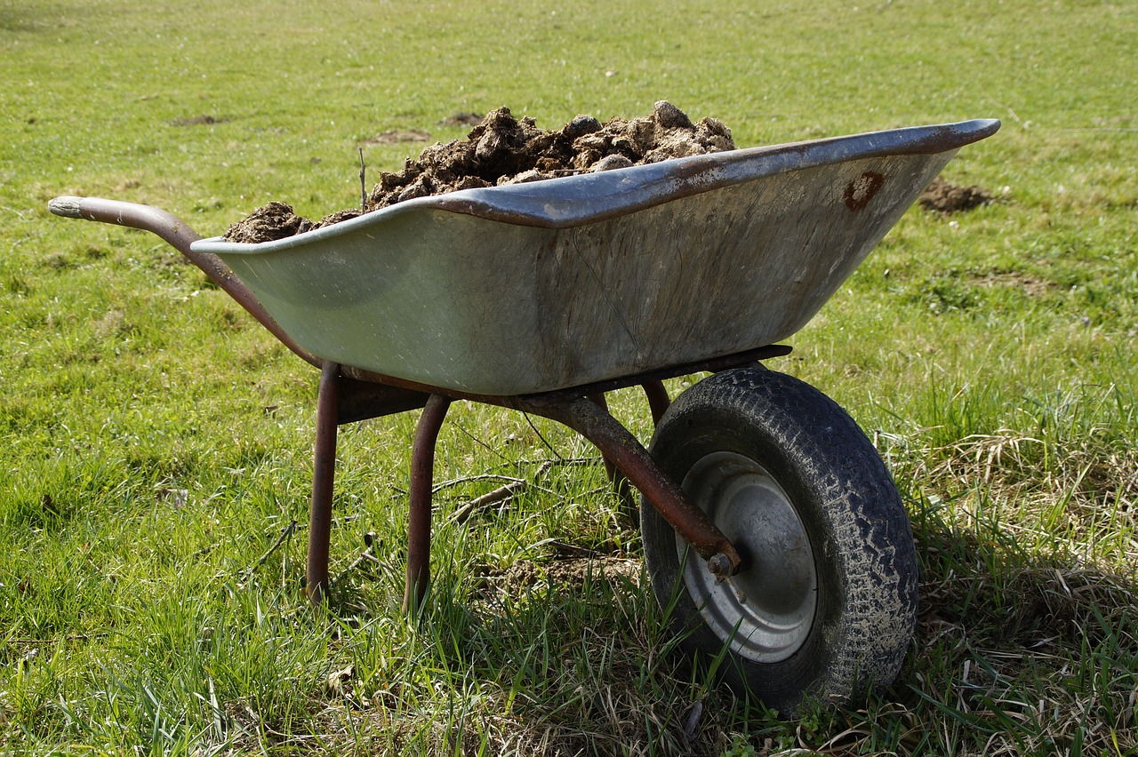 Image - wheelbarrow farm crap agriculture