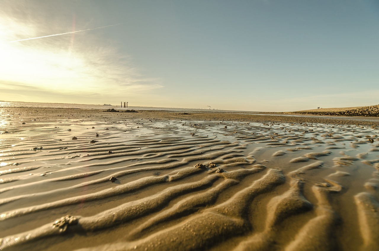 Image - beach winter ebb north sea