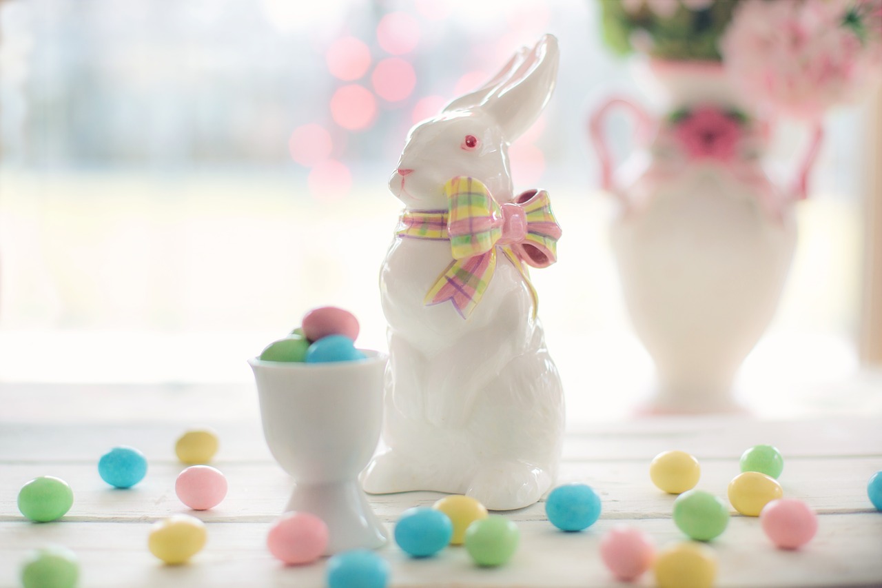 Image - easter bunny candy pink pastels