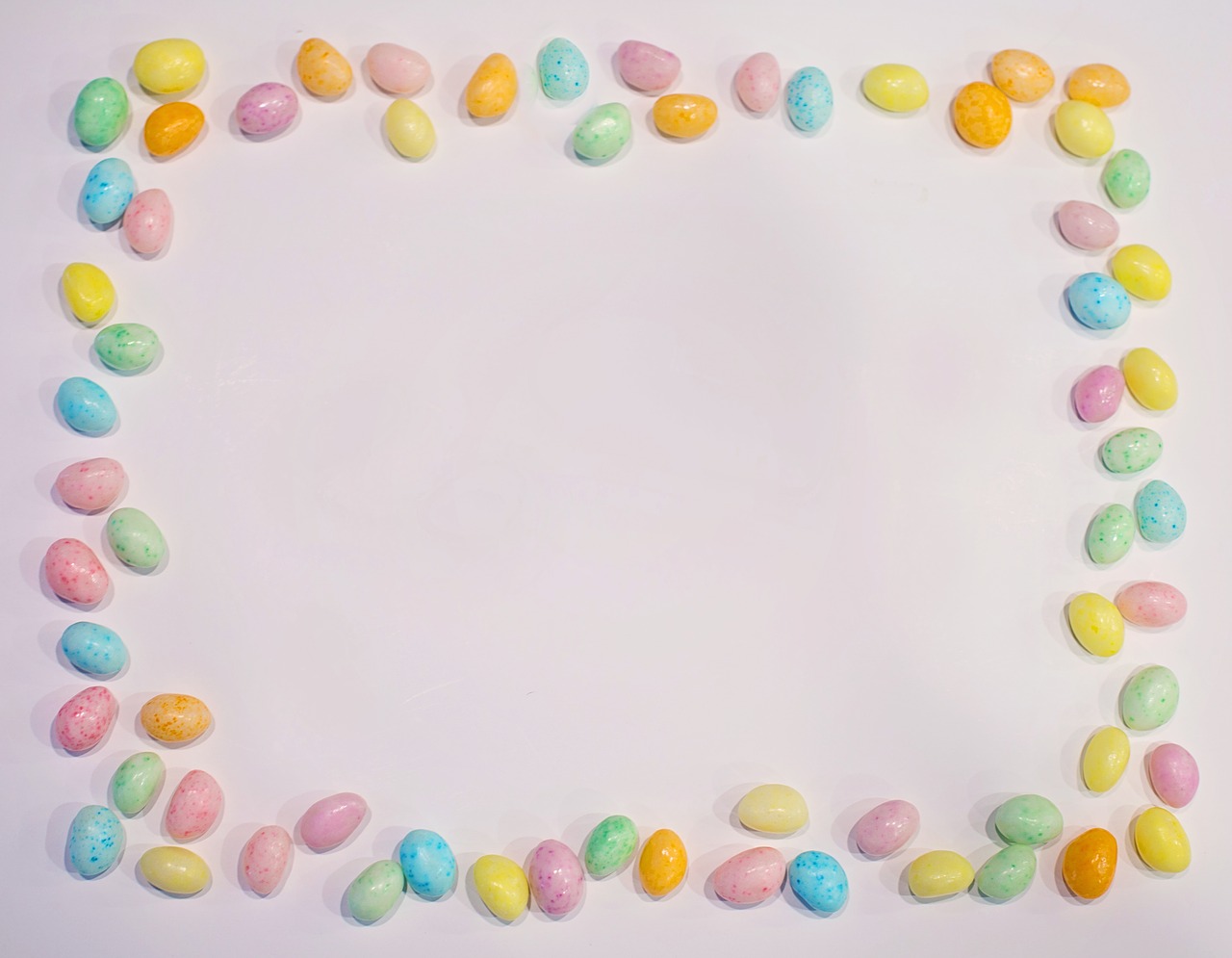 Image - easter border frame jelly beans