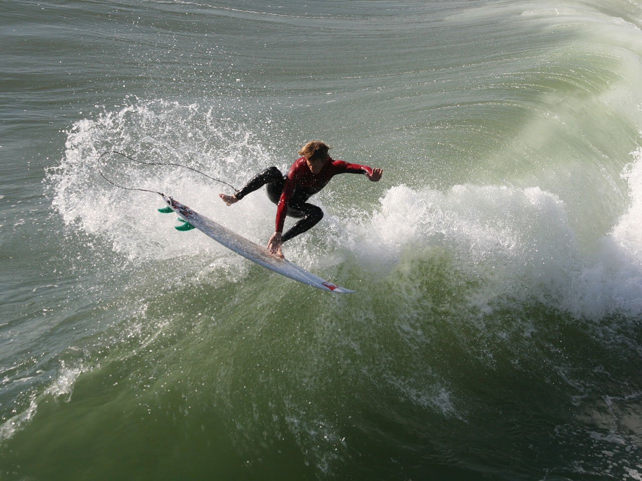 Image - surfer surfing huntington beach