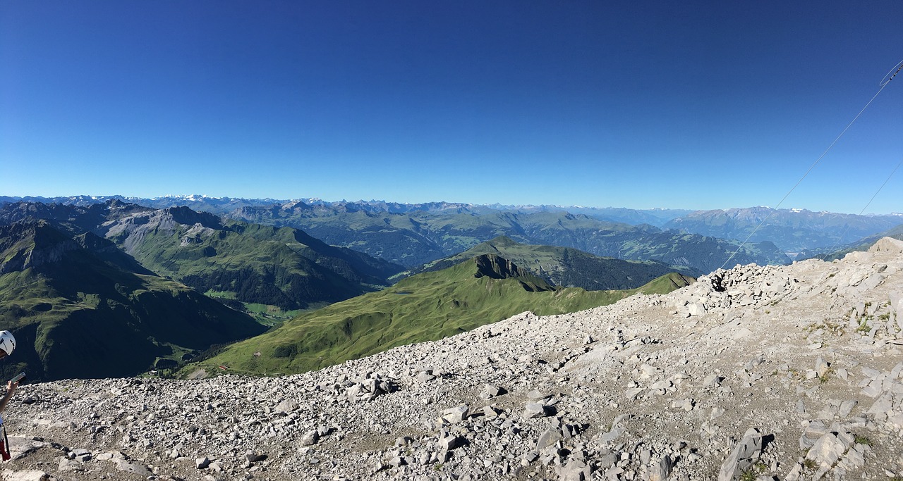 Image - horizon panorama mountains hiking