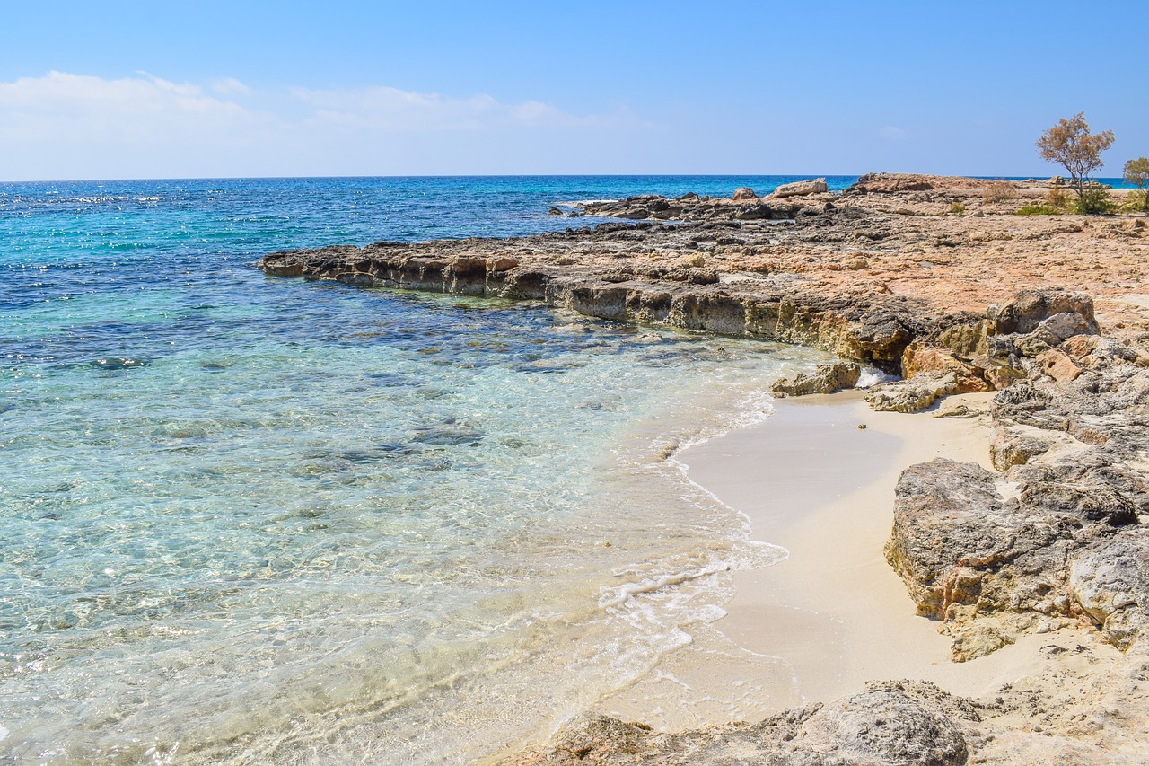 Image - cove sea paradise beach landscape