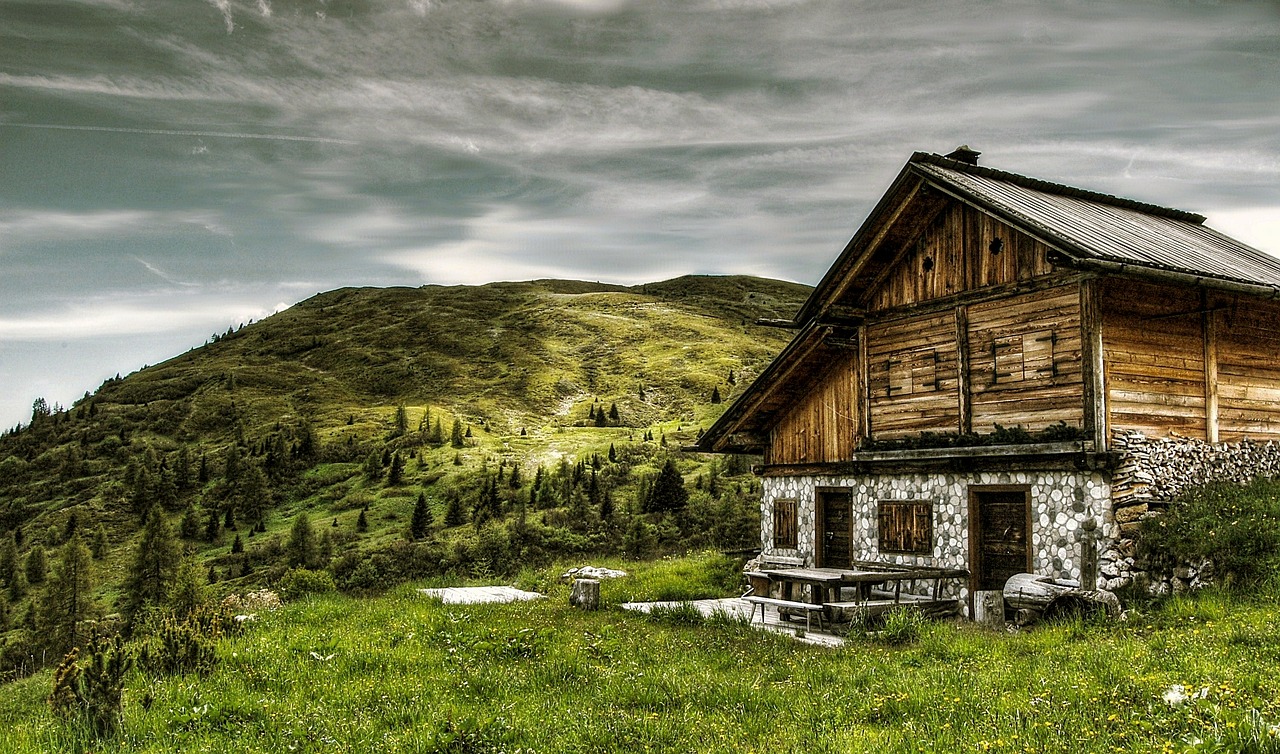 Image - dolomites mountains hut italy
