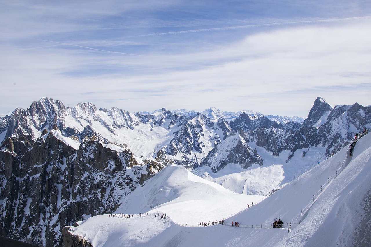 Image - alps mountain peaks nature snow