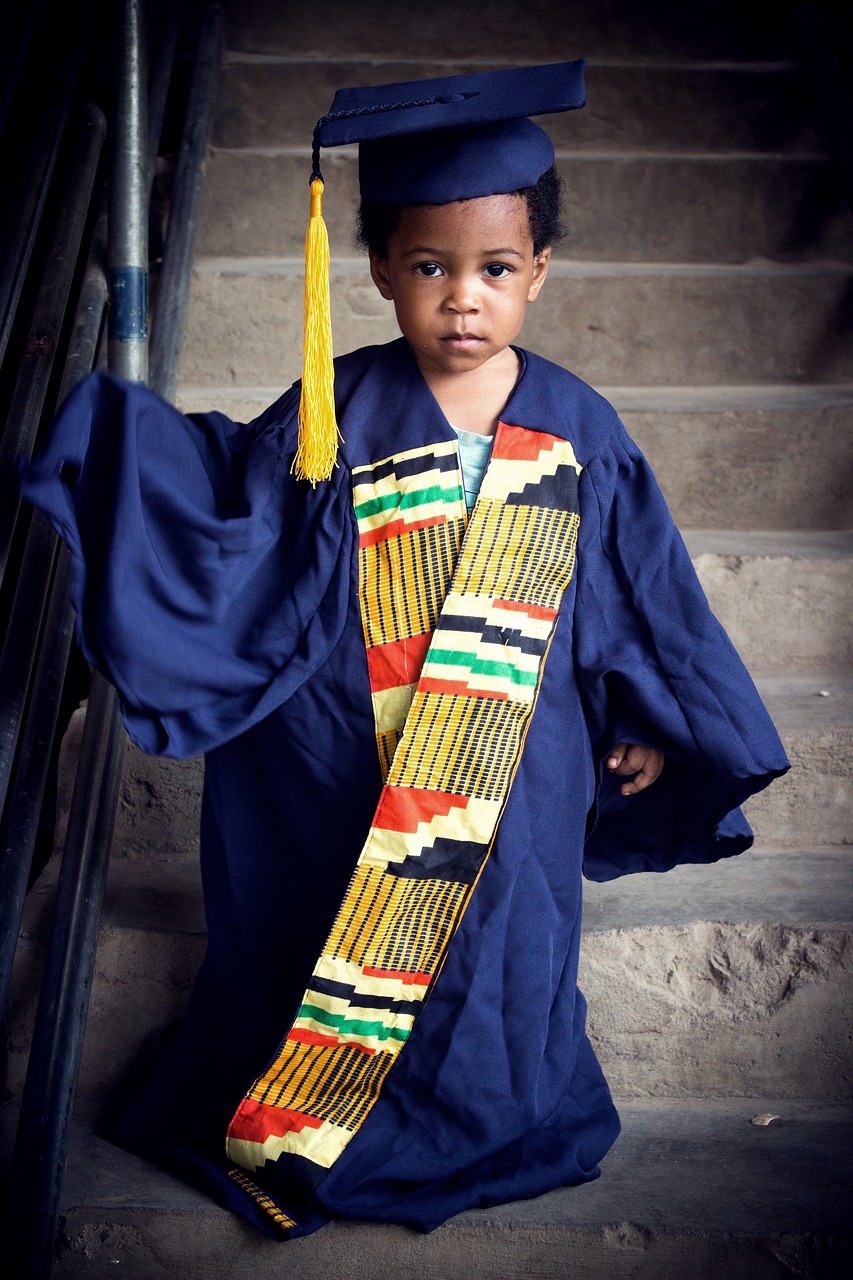 Image - graduate future boy child black