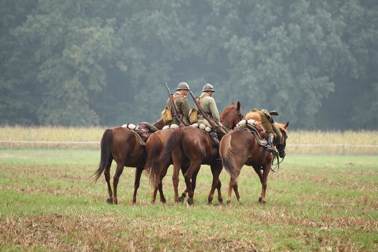 Image - horses battle of the military