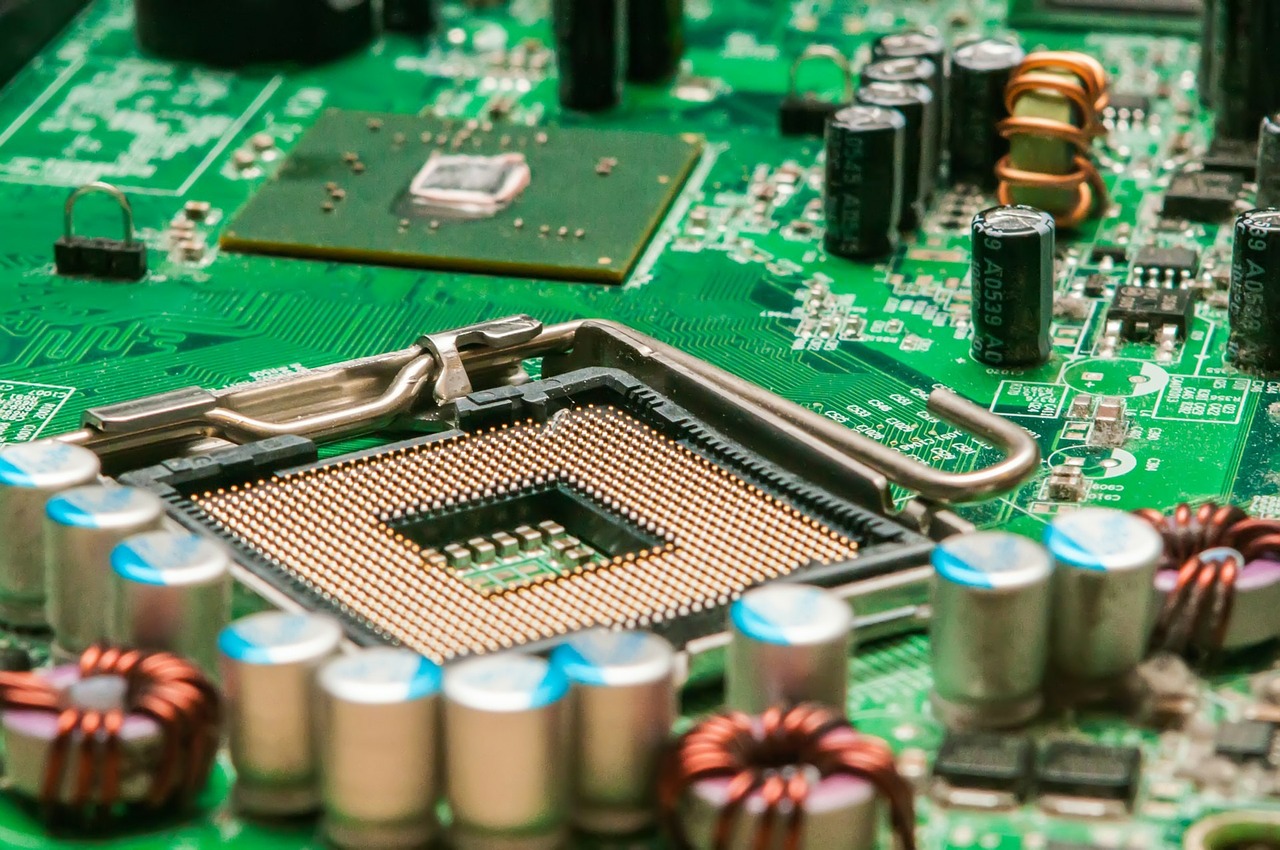 Image - green board business chip circuit