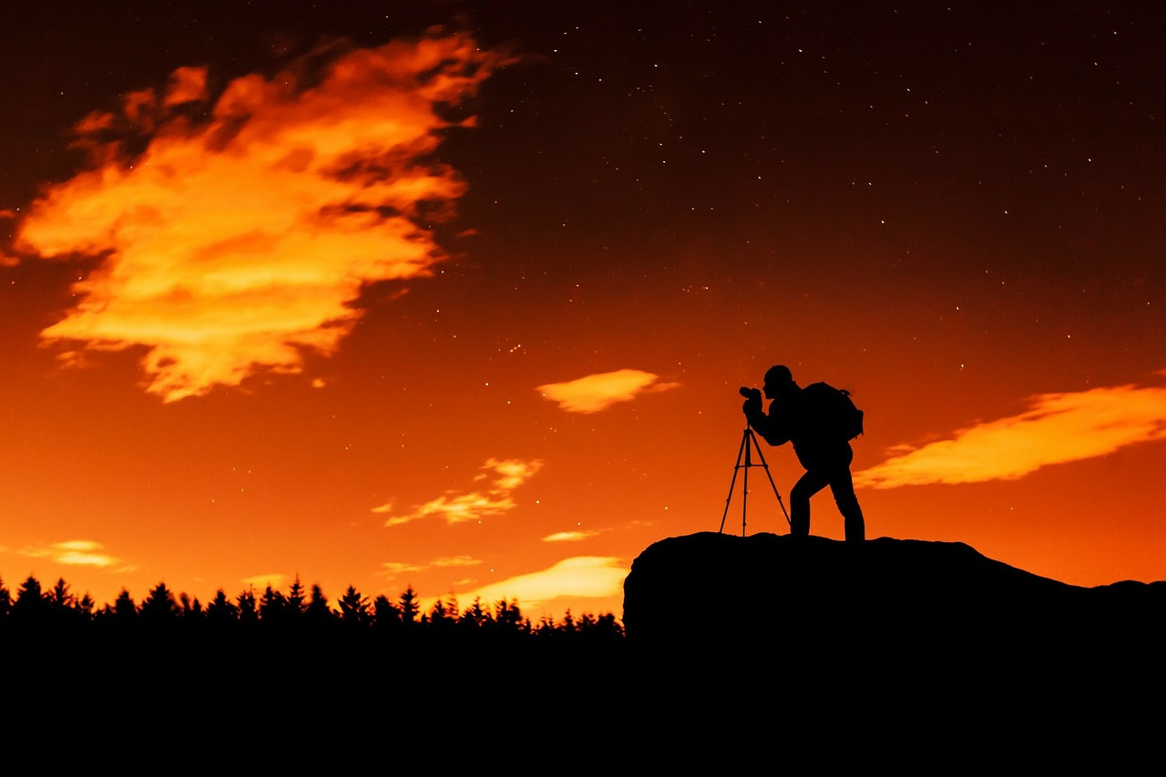 Image - landscape camera silhouette