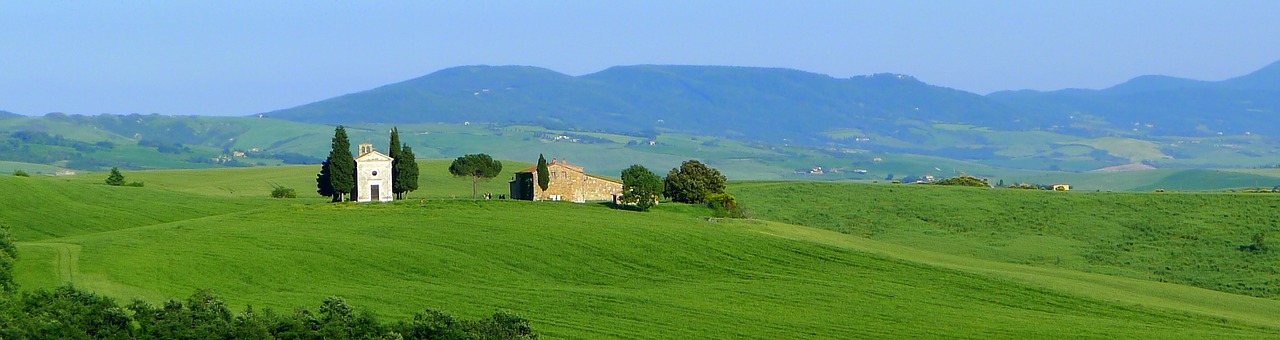 Image - vitaleta tuscany landscape orcia