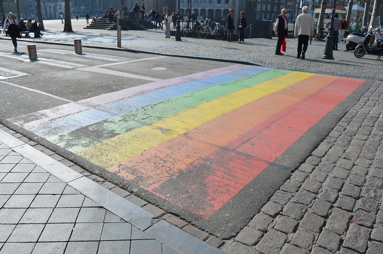 Image - rainbow maastricht netherlands