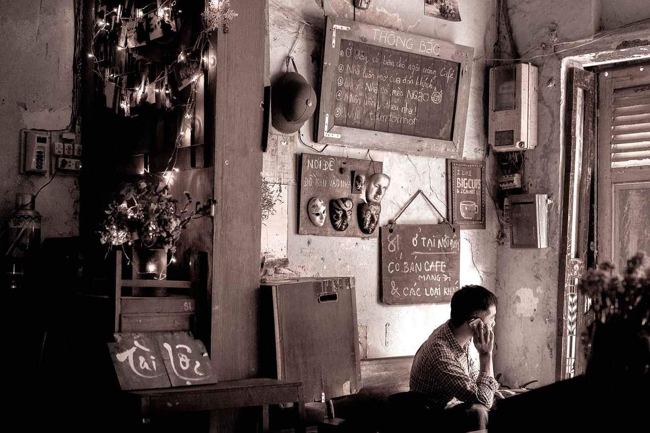 Image - coffee shop cafe vintage retro