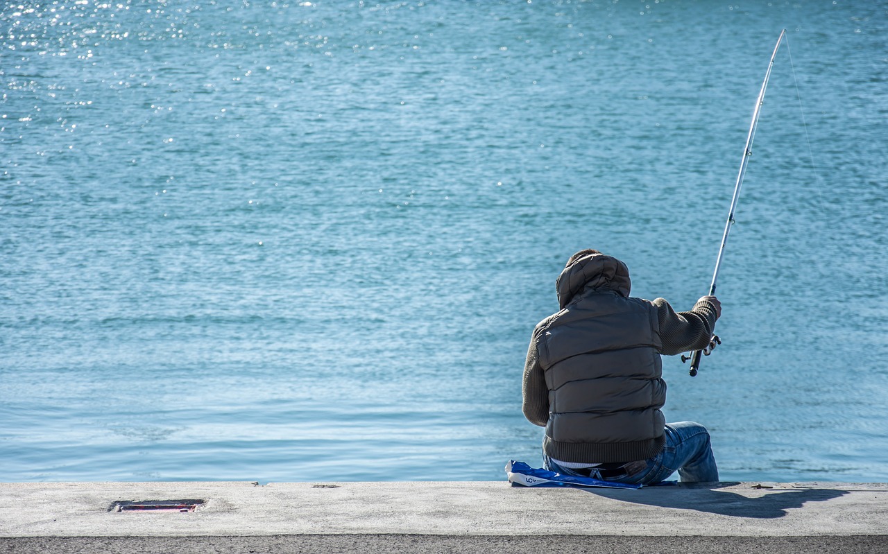 Image - fisherman fishing port fish sport