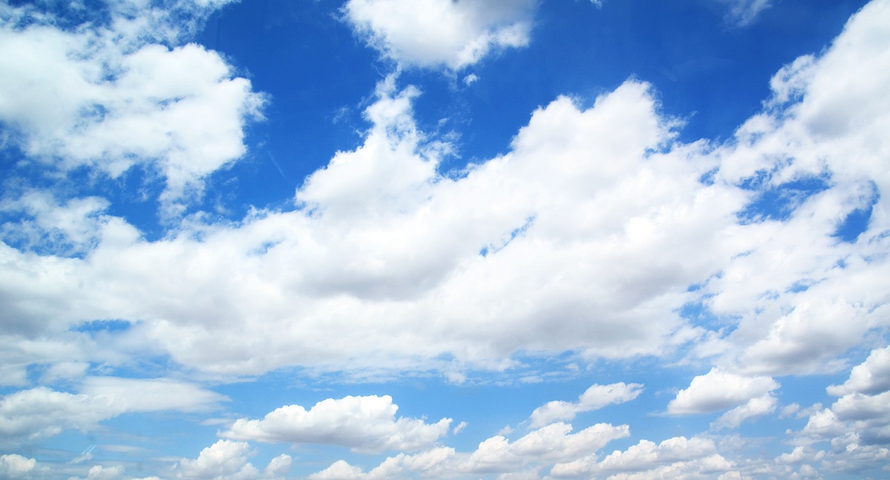 Image - sky clouds blue azur weather