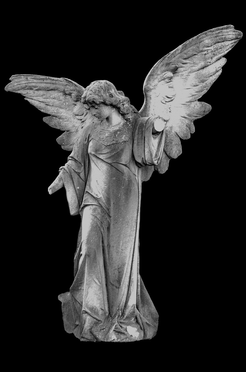 Image - angel angelic background black