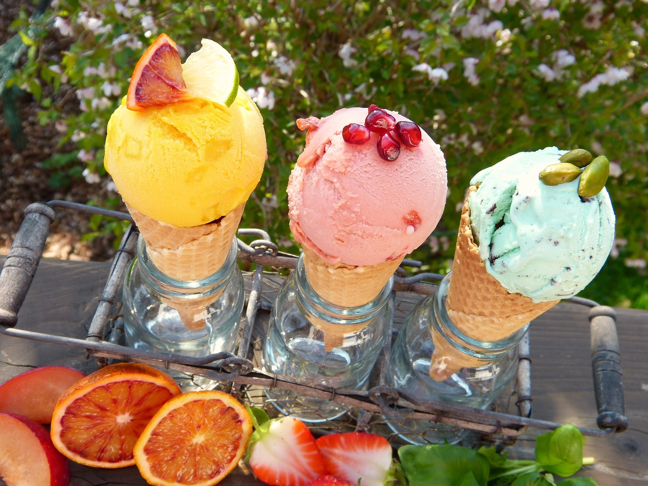Image - ice cream ice cream flavors fruits