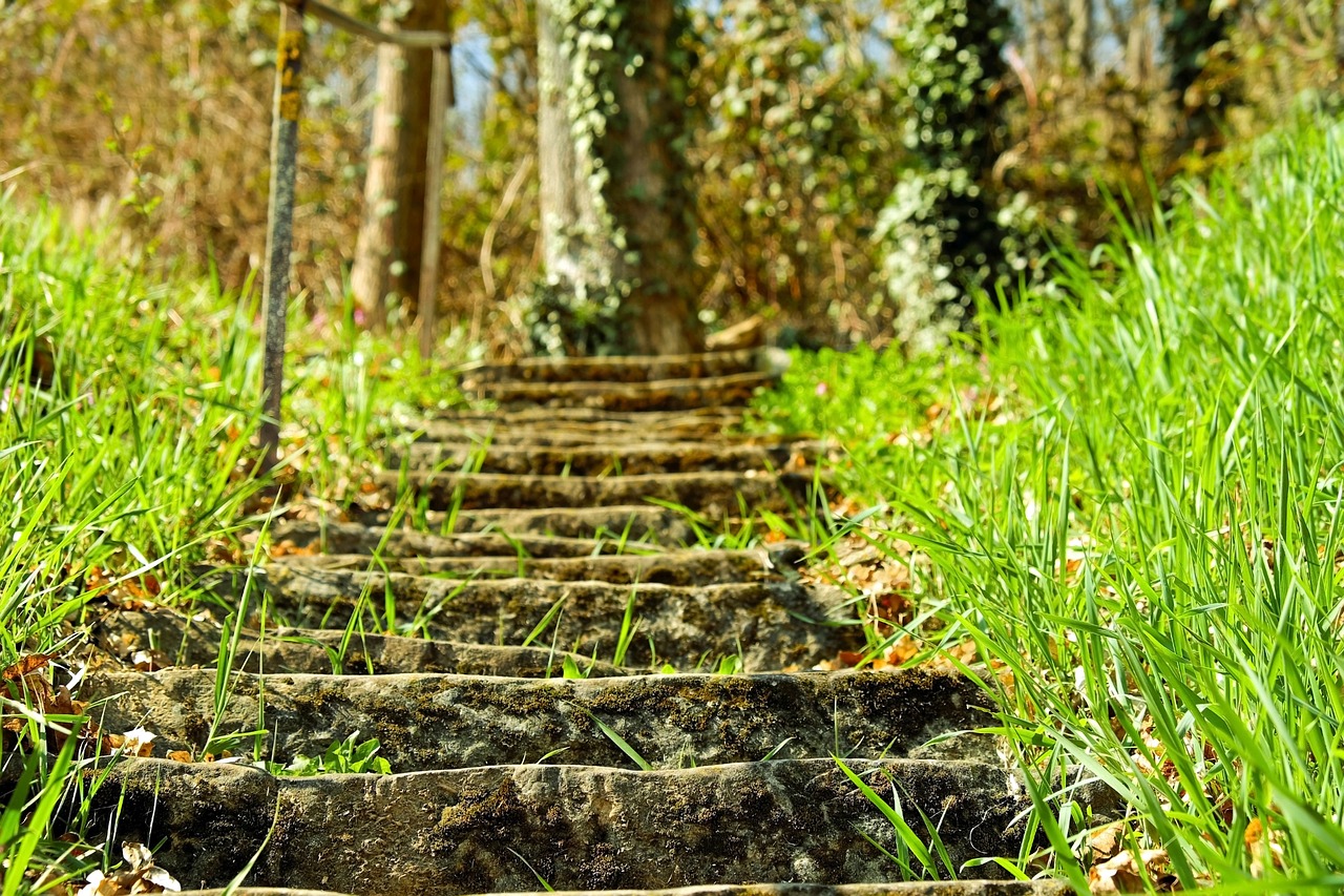 Image - stairs stone steps clumping stone