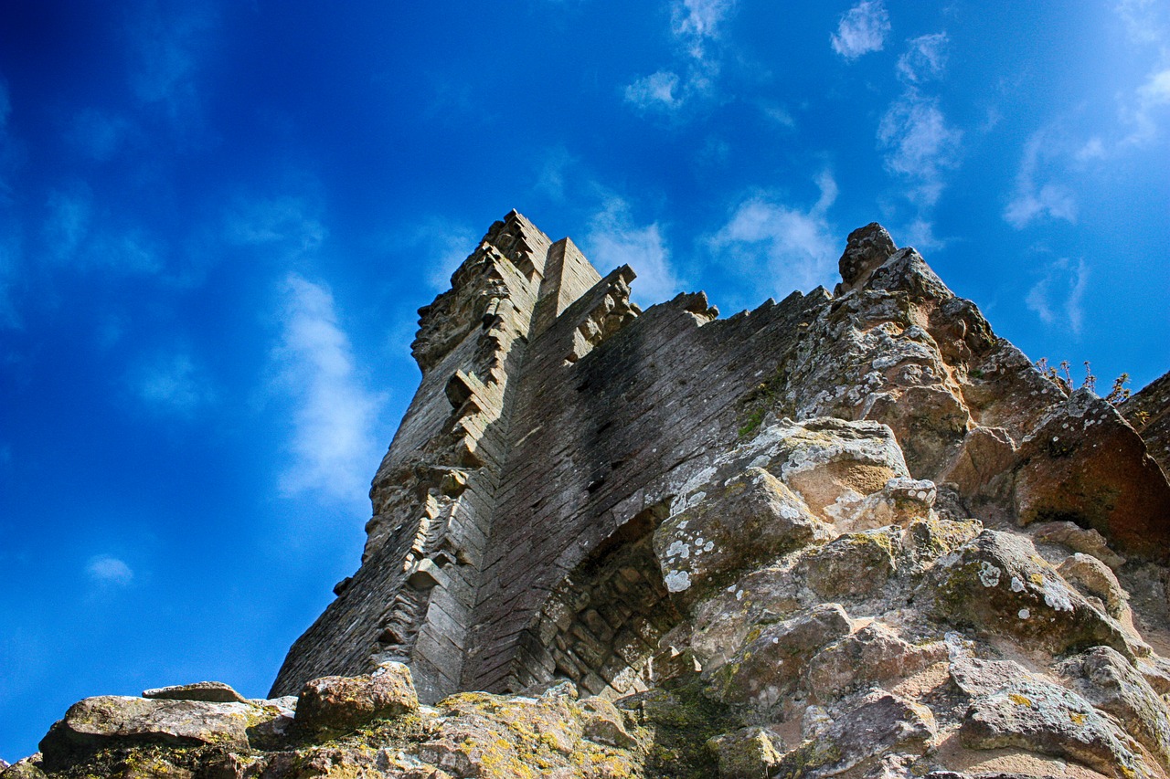 Image - castle ruin ancient dorset england