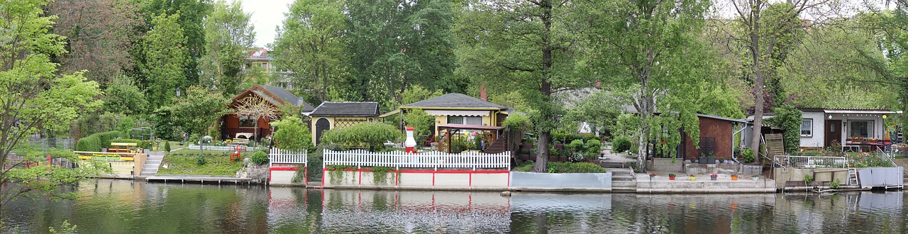 Image - garden panorama allotment