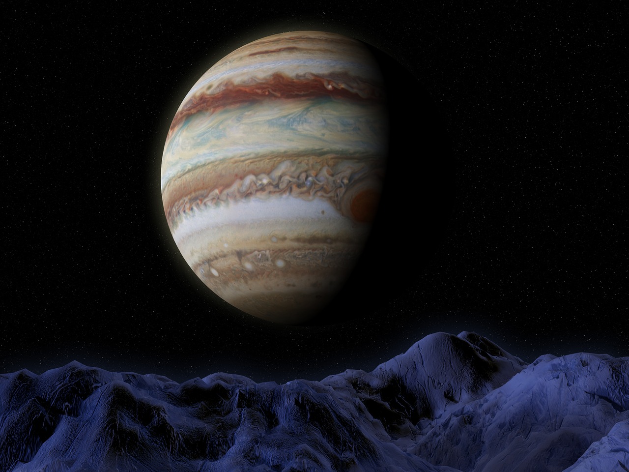 Image - jupiter ganymede space astronomy