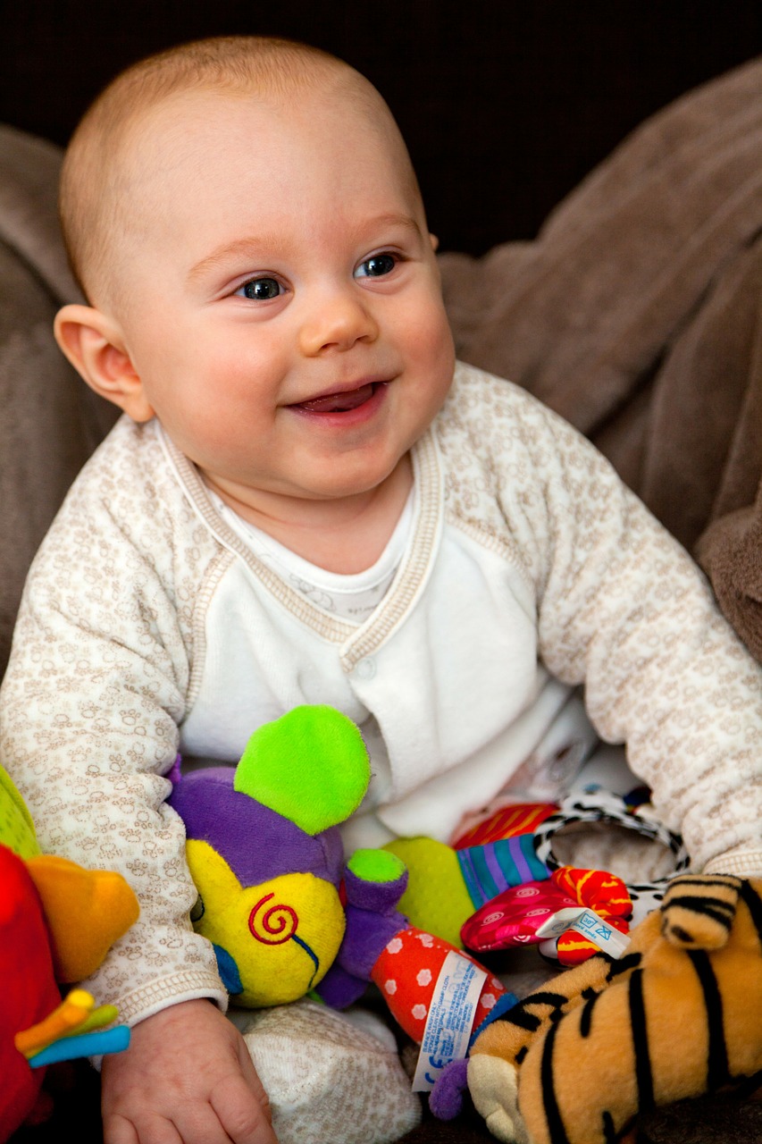 Image - baby cheerful child colorful cute