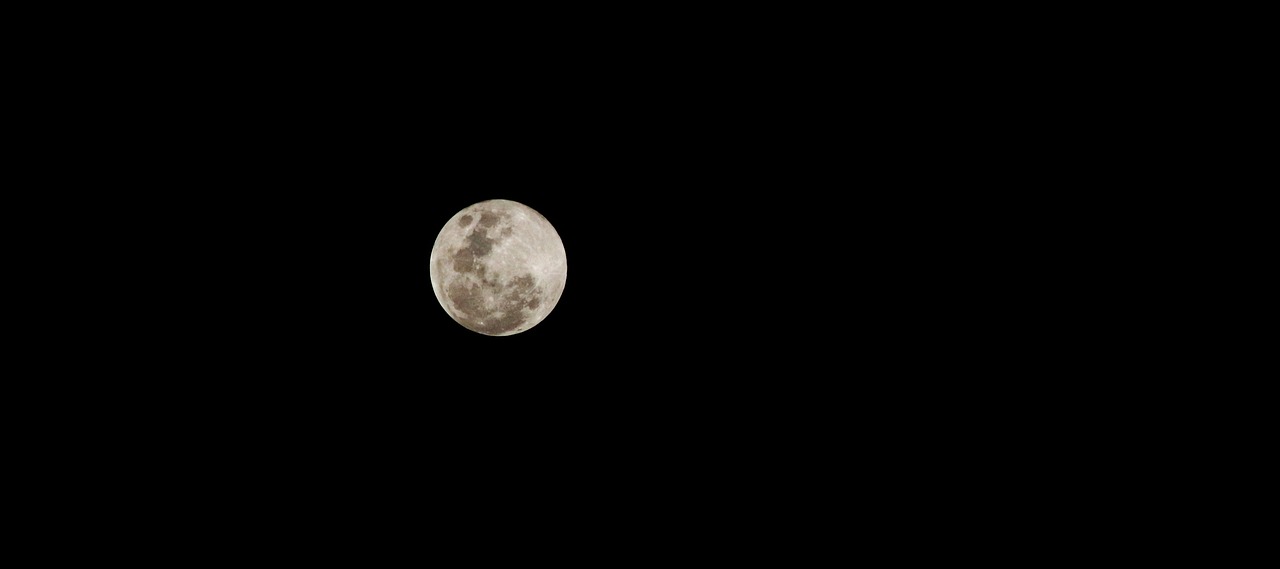 Image - moon night sky nature moonlight