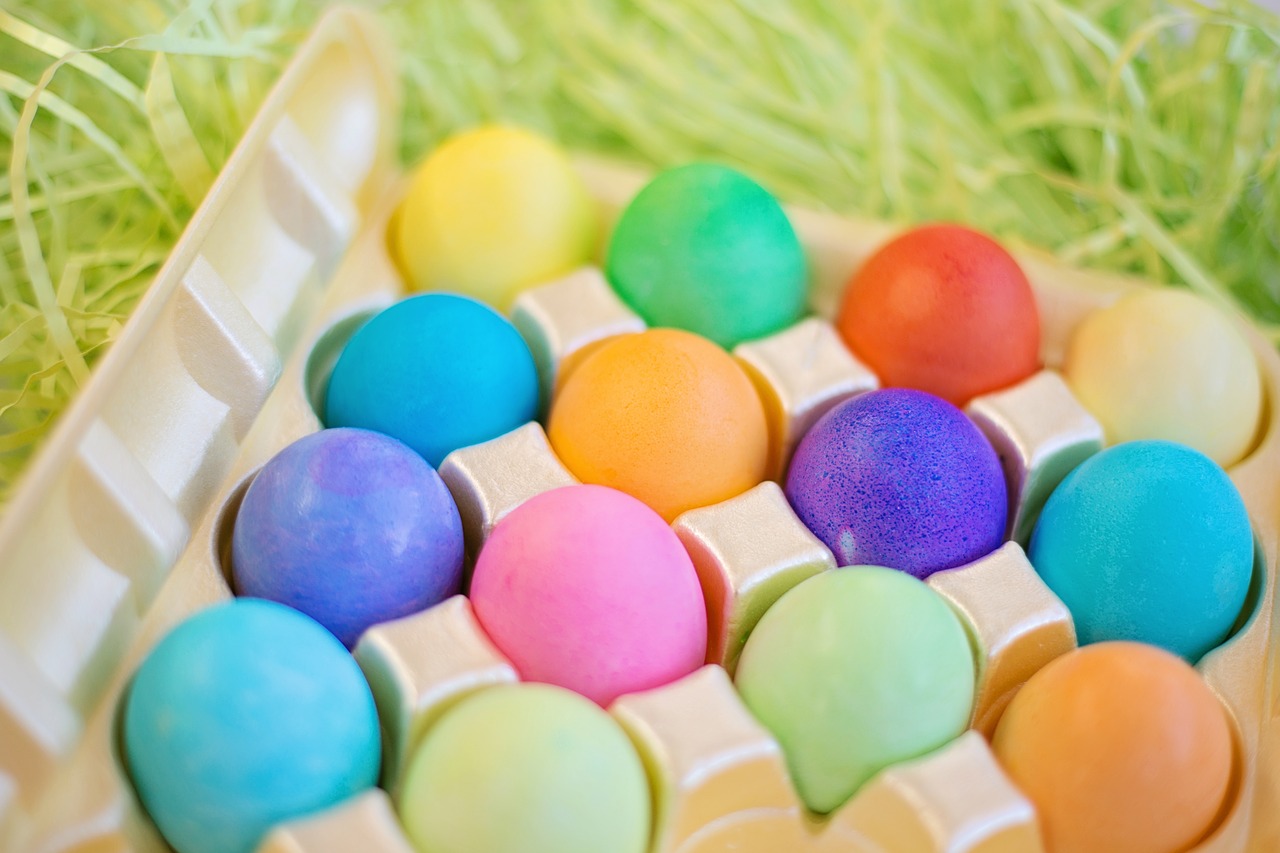 Image - easter eggs colorful pastels easter