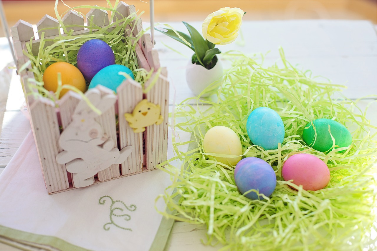 Image - easter eggs colorful pastels easter