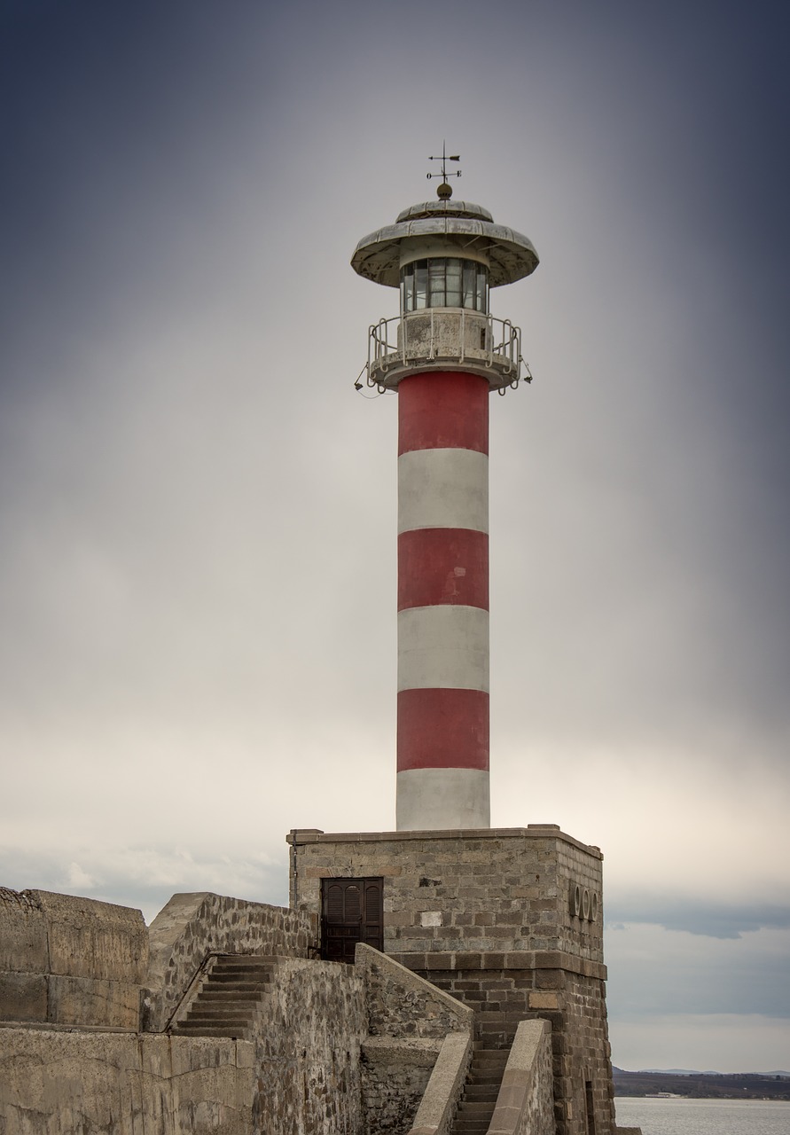 Image - lighthouse port burgas bulgaria