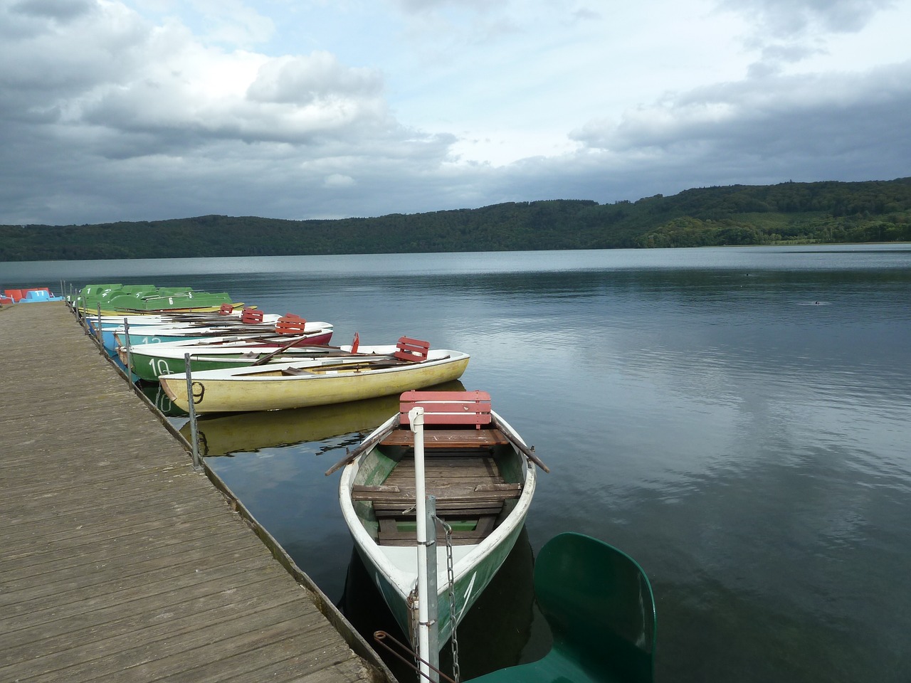 Image - germany more boats clouds storm