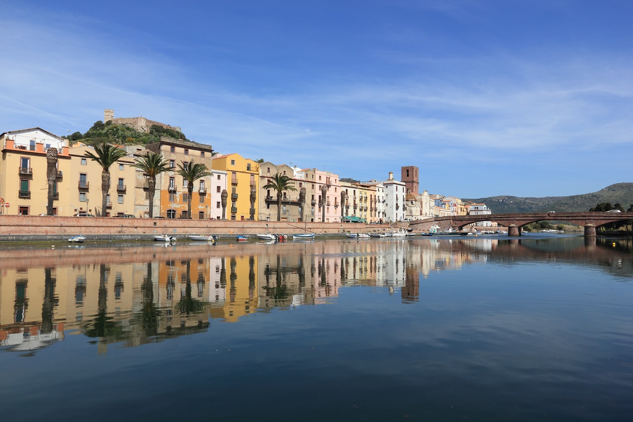 Image - italy sardinia bosa river