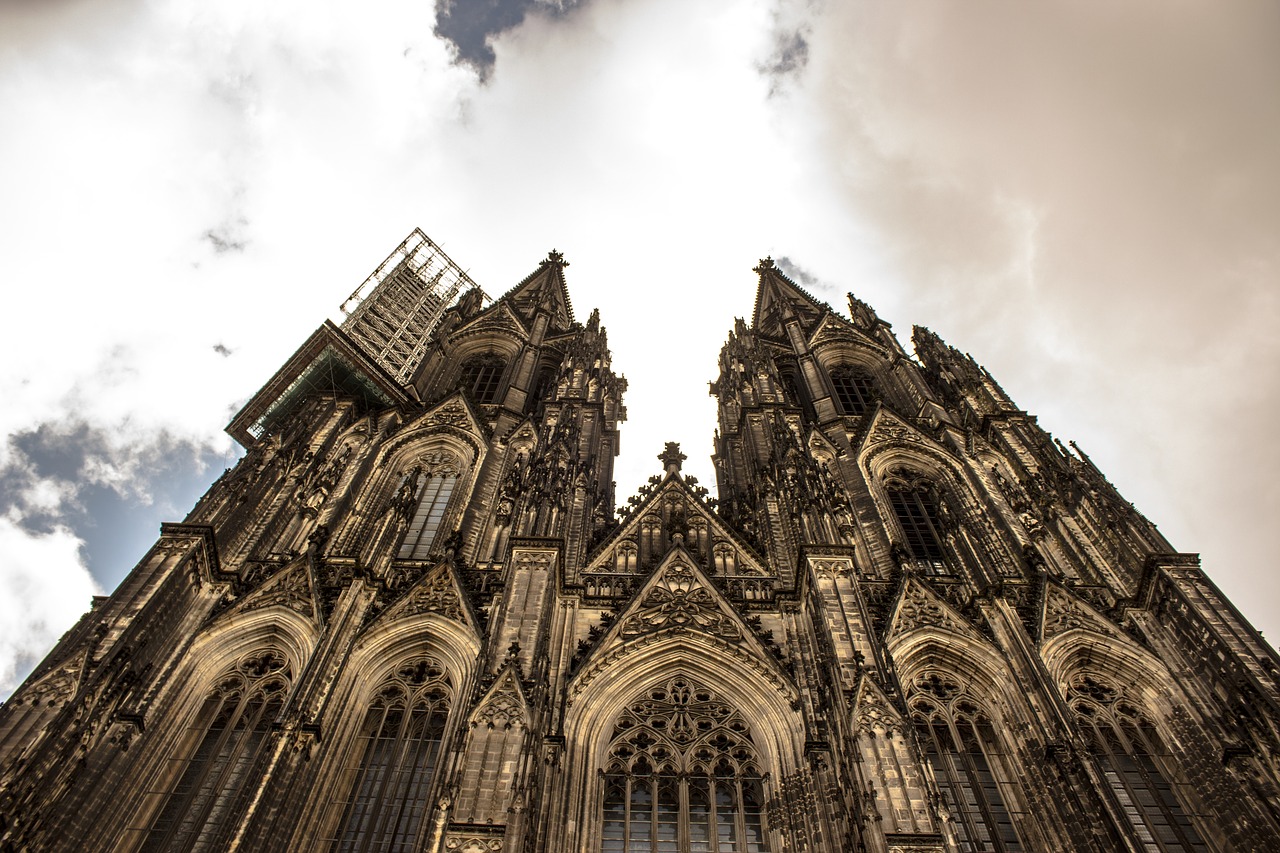 Image - cologne dome clouds germany