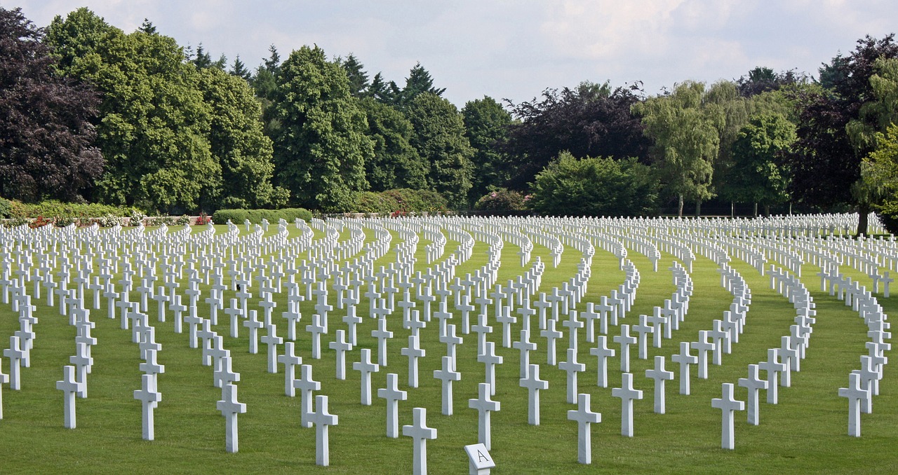 Image - cemetery crosses graves mourning