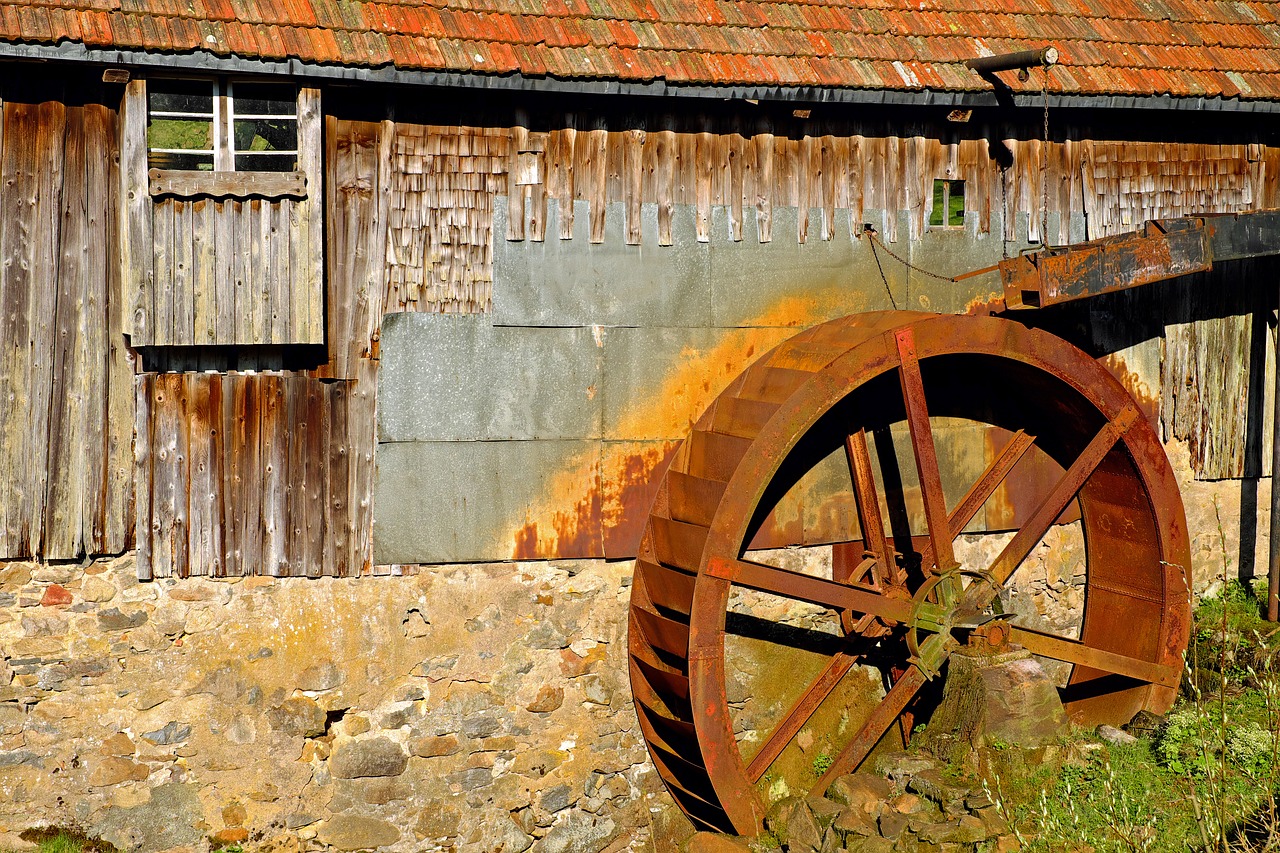 Image - mill wheel waterwheel grind energy