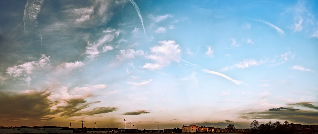 Image - sky clouds atmosphere evening blue