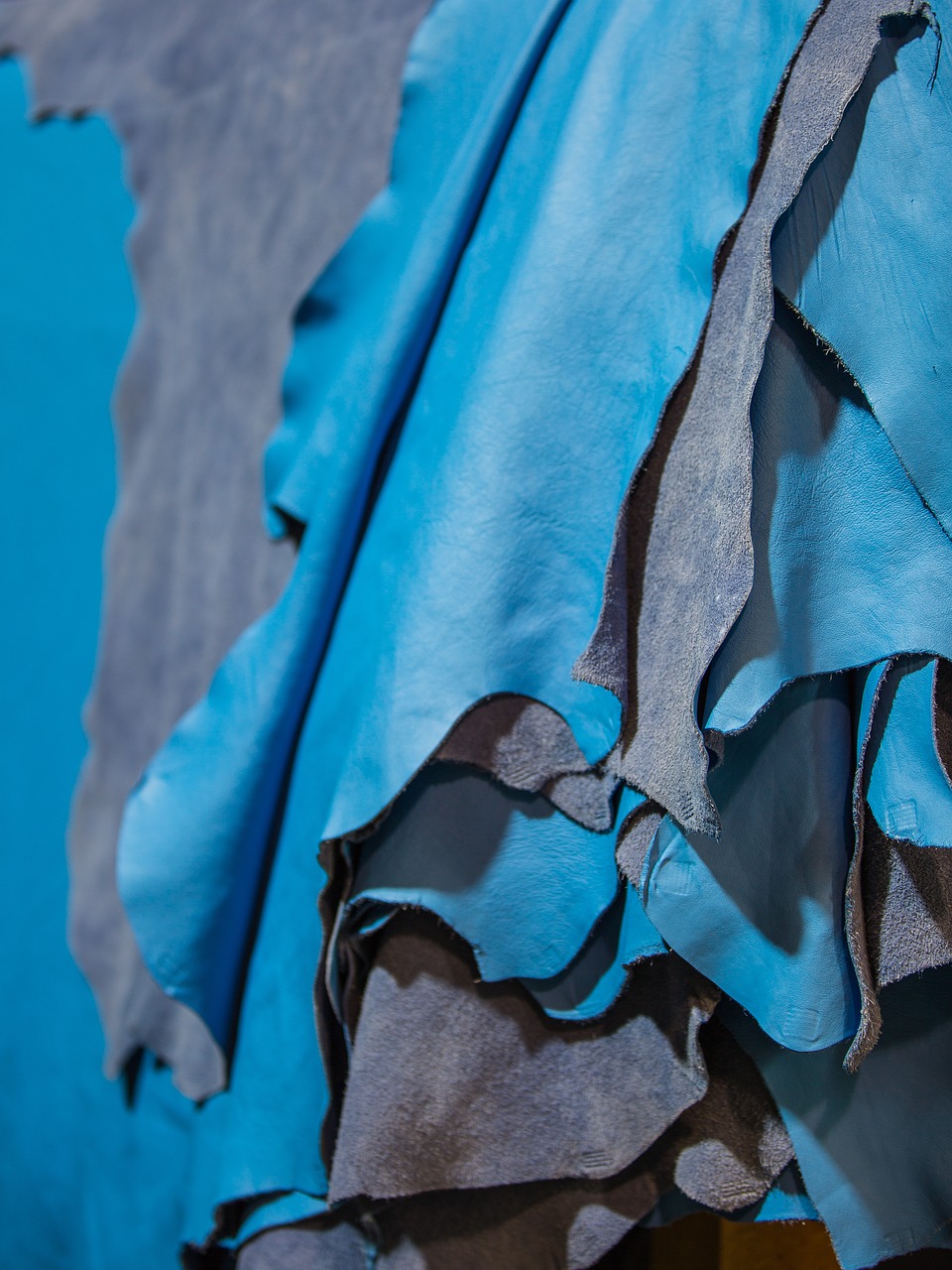 Image - blue turquoise skins leather hides