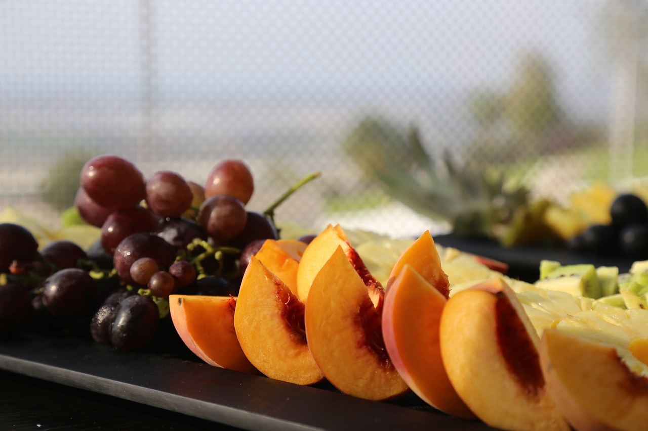 Image - fruit plate food healthy fresh