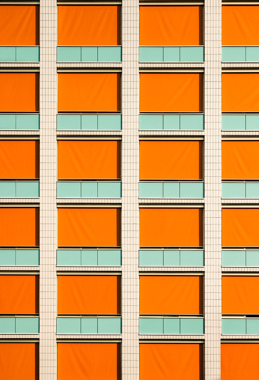 Image - front window symmetry lines facade