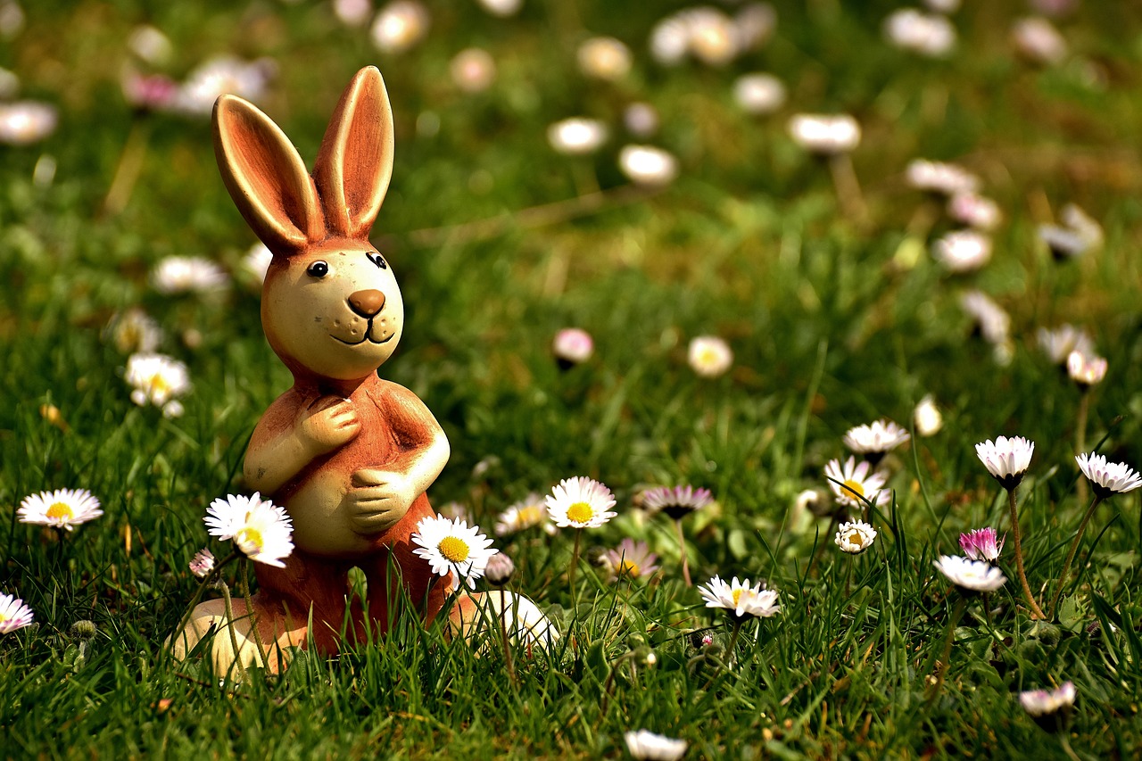 Image - hare figure ceramic cute