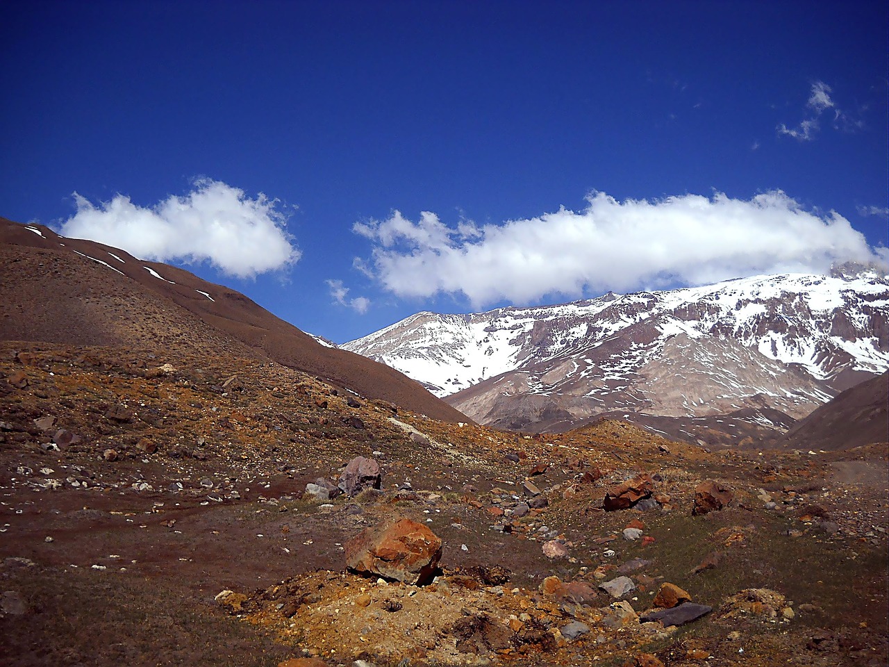 Image - chile mountains path