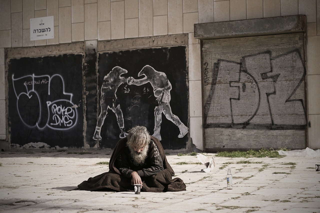 Image - homeless street art reality