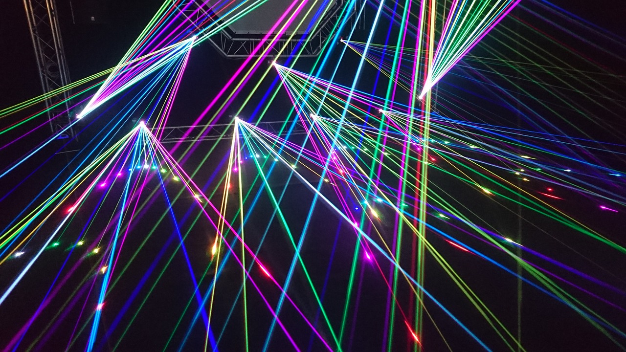 Image - lightshow laser music festival