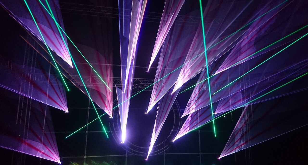 Image - lightshow laser music festival